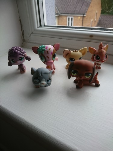 LITTLEST PET SHOP LPS KONVOLUT HUNDE, KUH, MEERSCHWEINCHEN ETC SEHR GUTER ZUSTAND