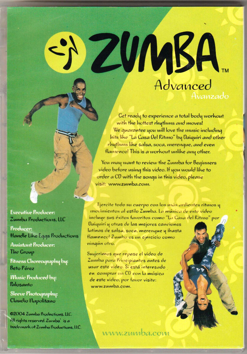 Zumba Fitness GOLD REVIEW Music C and Choreography DVD (LIKE NEW) B5