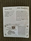 1980 vintage coupon Nestle Souptime complete with recipe and thank you note — photo 1
