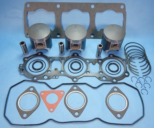 NEW POLARIS 600 TRIPLE PISTONS TOP END GASKET KIT 1995-2000 95-00 XC XCR XLT SP - Picture 3 of 12