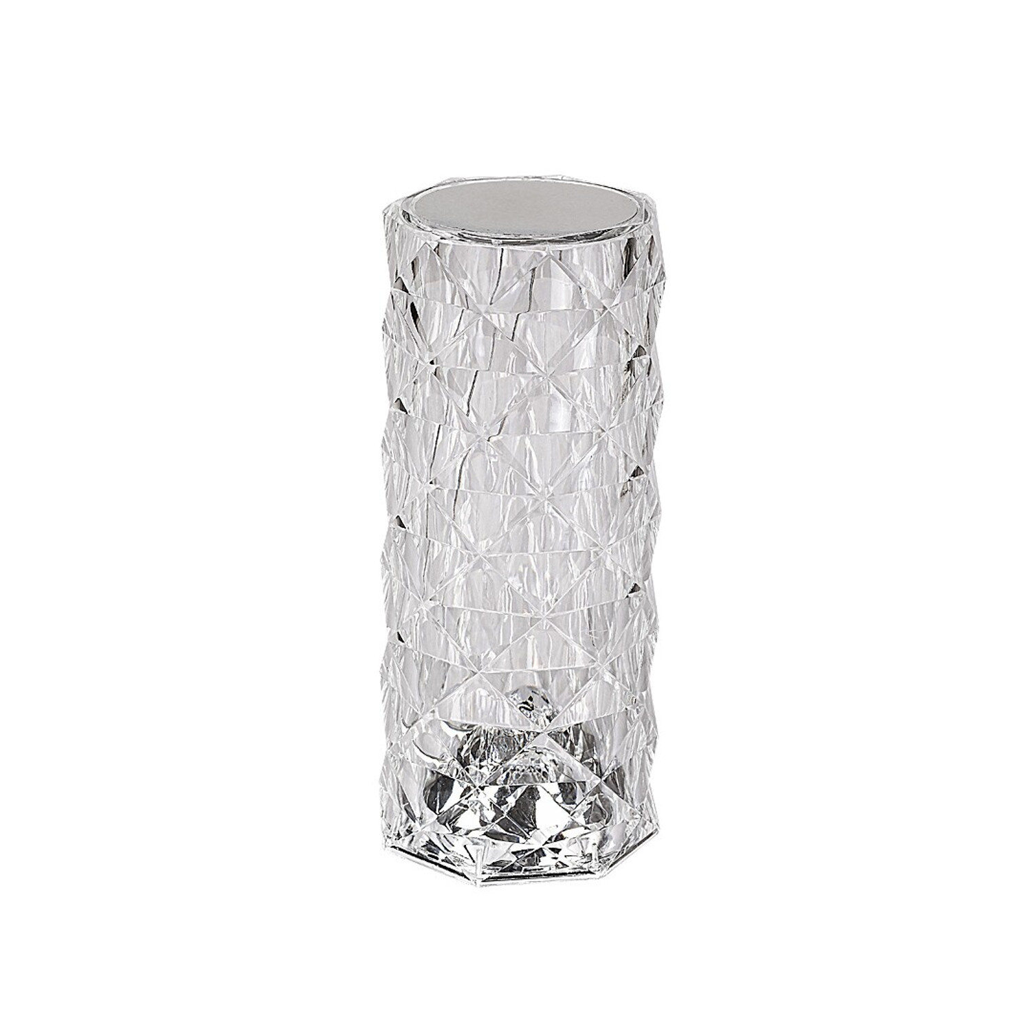 Lampe Rabaux design cristal facetté effet diamant haut de gamme