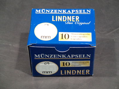 Lindner 10 Stück Münzkapseln bis maximal 34 mm