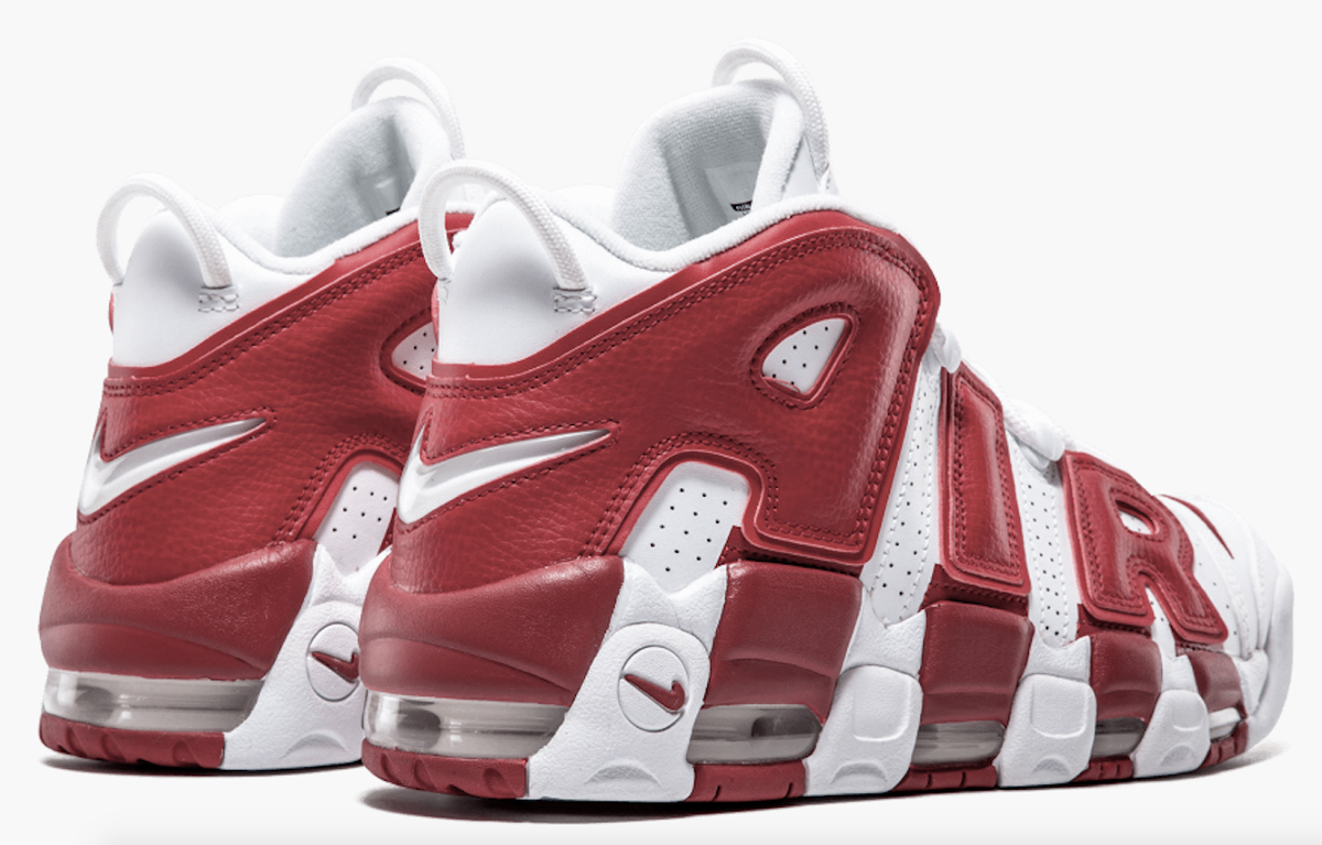 Size 14 - Nike Air More Uptempo White Red for sale online | eBay