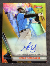 2019 Bowman's Best GOLD REFRACTOR PROSPECT ROOKIE AUTO Victor Victor Mesa  39/50