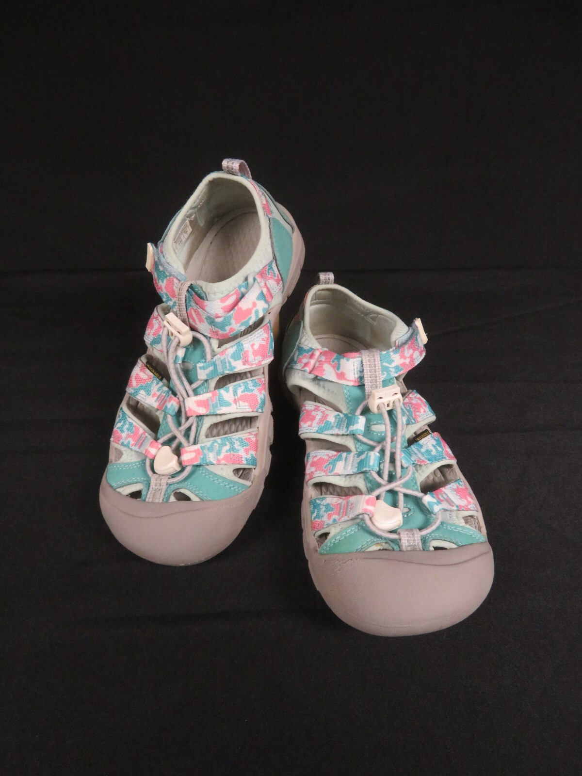 Sandali donna Keen Newport misura 6 multicolore escursionismo acqua chiusura gancio e laccio