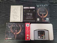 Quake 1 Nintendo 64 N64 Complete In Box CIB Great Shape With Reg Card Poster
