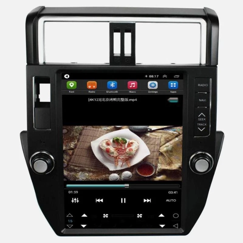 Car Stereo 12.1"GPS Navigation Bluetooth WiFi DSP SWC for 2010-2013 Toyota Prado - Image 2 of 4