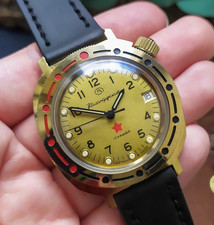 Watch Vostok Komandirskie USSR 2414 Vintage mechanical men's wrist watch