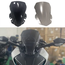 Motorcycle Sport Screen Windshield Windscreen Black/Smoke For CFMOTO 450SS 450SR