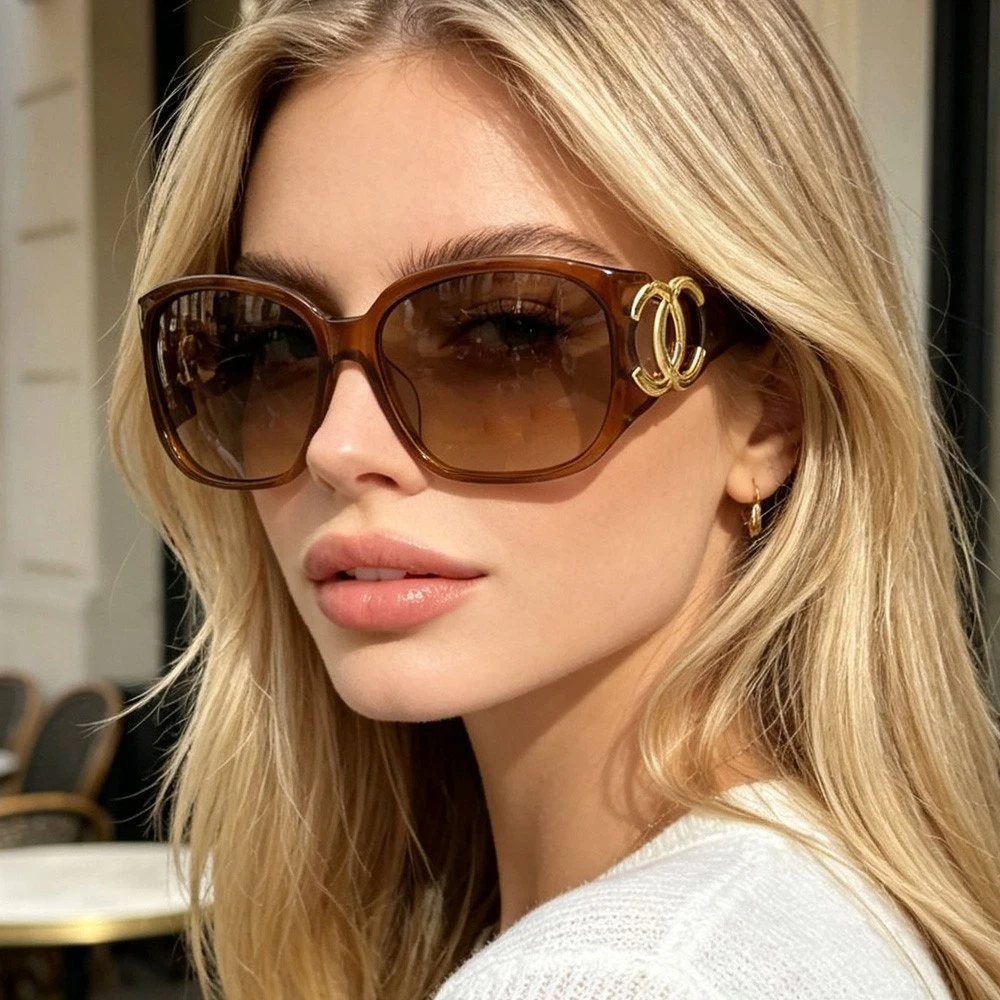 CHANEL Wrap Brown Sunglasses for Women for sale | eBay