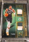 2024-25 Panini Silhouette - Dual Materials Giannis Antetokounmpo #DMA-GIA Bronze