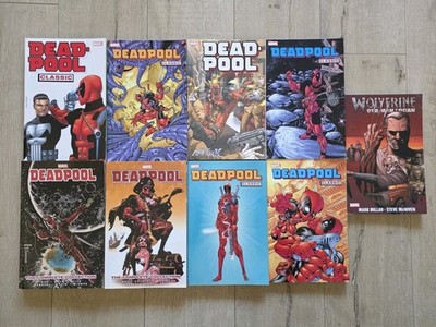 Marvel Deadpool Classic TPB Lot Old Man Logan Complete Collection Graphic Novels