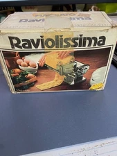 Vtg. Marcato- Raviolissima Ravioli Pasta Maker Attachment (for Atlas 150) In Box