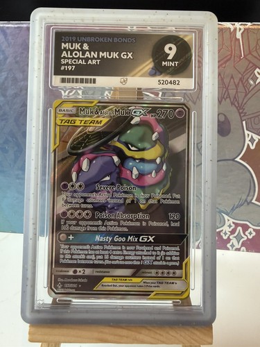 Muk & Alolan Muk-GX graded ACE 9 for sale on eBay