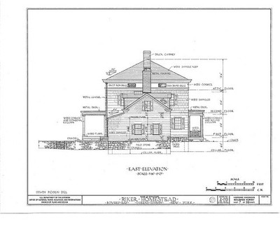HABS NY,41-BOWB,1- (sheet 7 of 10) - Riker Homestead, Eightieth Street, Queens