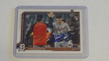 2025 TOPPS GOLDEN MIRROR SSP VARIATIONS ROOKIE TY MADDEN SIGNED / AUTOD * TIGERS