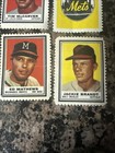 VINTAGE 1962 12 DIFFERENT TOPPS Stamps Lot Basball — photo 3
