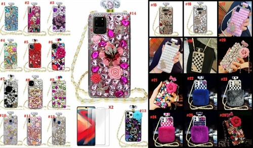 Bling Sparkle Diamonds Perfume Bottle Case For iPhone 11 12 13 14 15 16 Pro Max - 第 14/14 張圖片