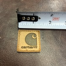    CARHARTT Rugged Patch Tag Tags Patches 1.25" Stitch On Logo Patch Brown   