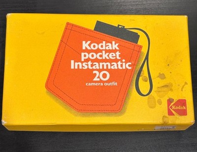70's Kodak Pocket Instamatic 20 Camera W/ Box-Manual-Flash Cube | eBay