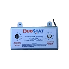 Ventamatic DuoStat Power Attic Vent Thermostat and Humidistat XXDUOSTAT