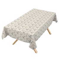 Tischdecke 100X140Cm Abwaschbar Baumwolle Polyester Lotuseffekt Outdoor Rosen