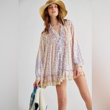 Free people Lost In You Printed Tunic