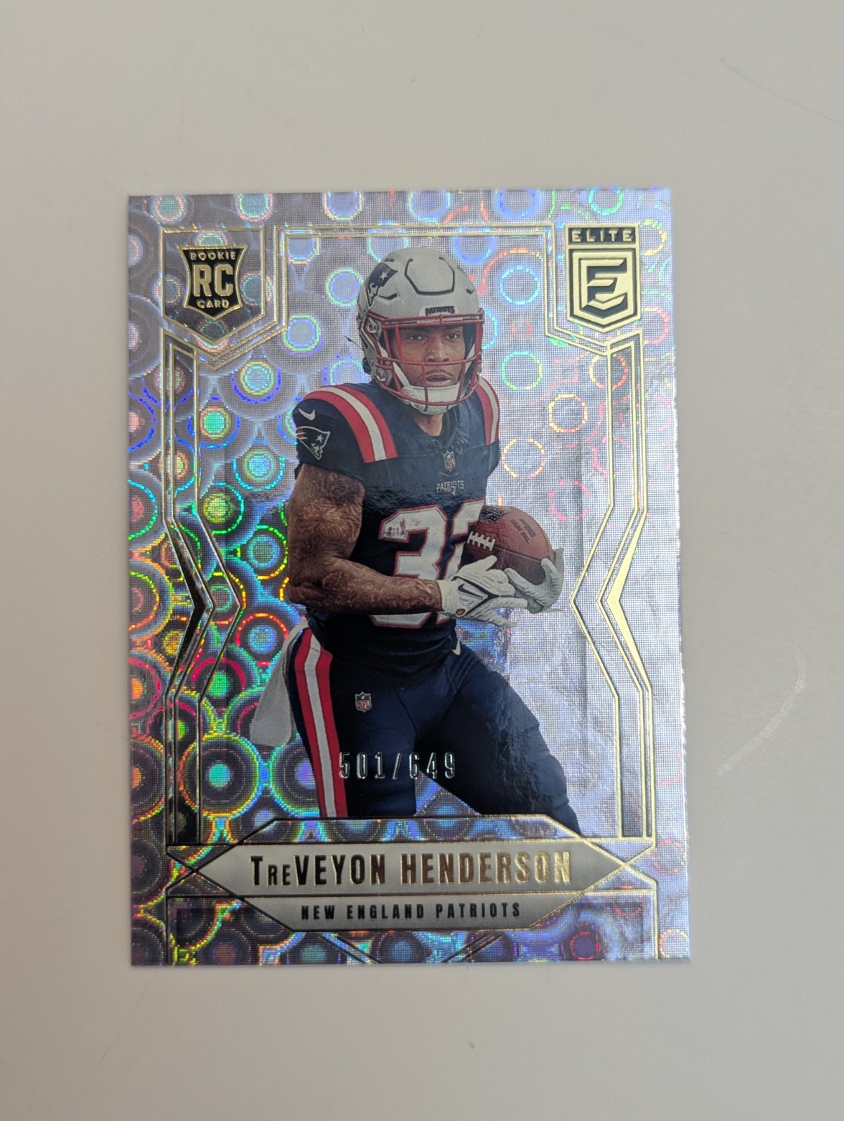 2025 Donruss Elite - RC 501/649 Treveyon Henderson #152 Lavender Pyramids