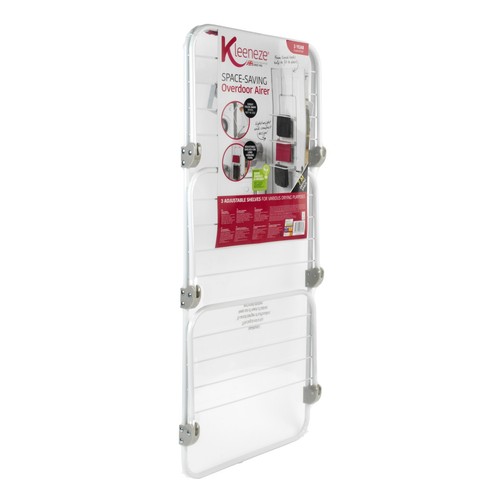 Kleeneze Overdoor Clothes Airer 3 Tier Hanging Laundry Drying Rack Space Saving - Picture 8 of 8