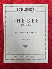 Schubert, The Bee For Cello And Piano. SW169