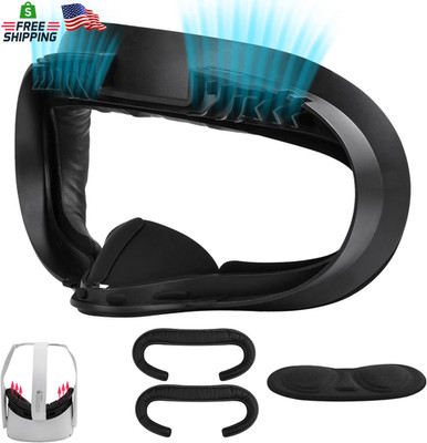 Face Cushion Pad Compatible with Quest 2 Accessories (Upgraded Version), Comes 2