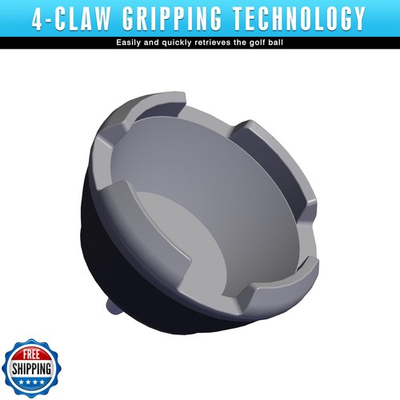 #ad CHAMPKEY Pressure Golf Ball Grabber 2 Pack 4 Claw Rubber Golf Ball Picker U... $20.00