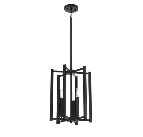 Savoy House 3-7700-3 Benson 3 Light 13"W Pendant - Black - Picture 8 of 12