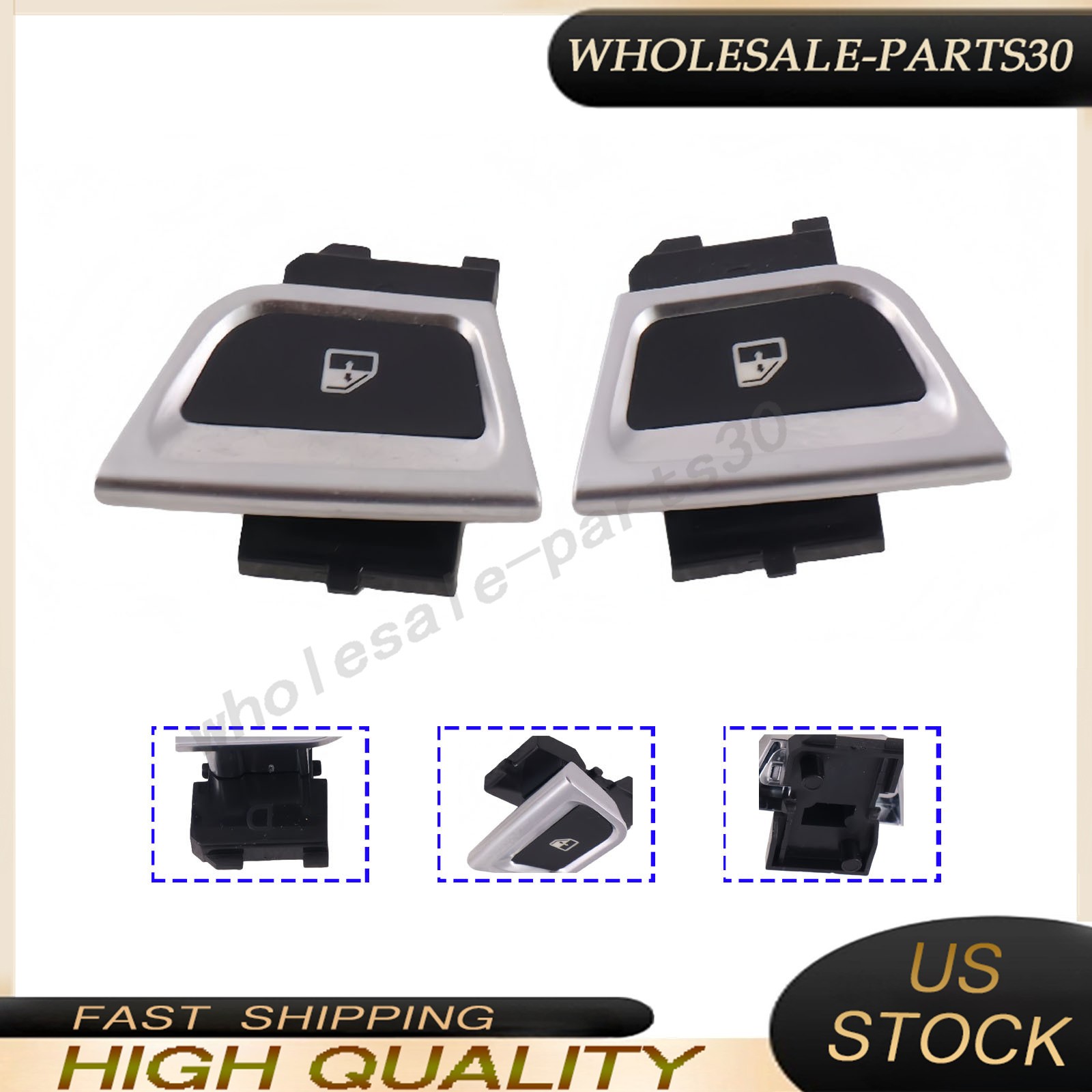 Pair Power Window Button Fits For Ferrari California T Support Base Bracket