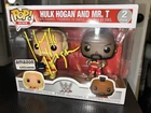 Funko Pop 2 Pk Hulk Hogan And Mr T WWE Signed Beckett Witnessed In Armor
