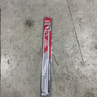 Milwaukee Tool 48-00-5353 12 In X 10 Tpi Reciprocating Saw Blade, 3 Pk