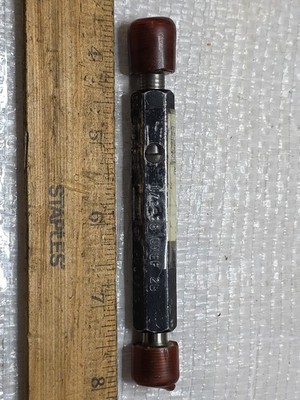 1/2- 28 UNEF 2B BEFORE PLATING THREAD PLUG GAGE GO NOTGO PD'S = .4768 & .4816 