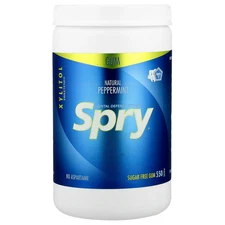 Spry®, Chewing Gum, Natural Peppermint, 550 Pieces