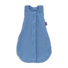 Träumeland Sommerschlafsack LIEBMICH Baumwollmusselin hellblau Größe 90 NEU