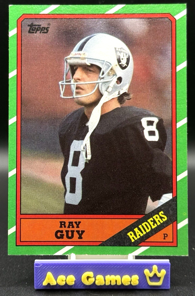Ray Guy 1986 Topps #69 Los Angeles Raiders