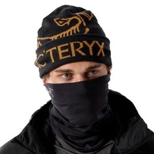 Arc'teryx Rho Neck Gaiter - Black Wool Blend Neck Warmer - One Size - New