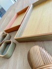 Plywood Laboratory Hokkaido Japan Paper Wood Desk Objects Set Paperweight Tray — photo 3