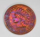 1883 Indian Head Penny  1C***FULL LIBERTY ***BEAUTIFUL OLD COIN**