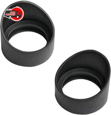 Acxico 2 pcs Rubber Eye Cover Guards Binocular Microscope Eyepiece Eye Cups for