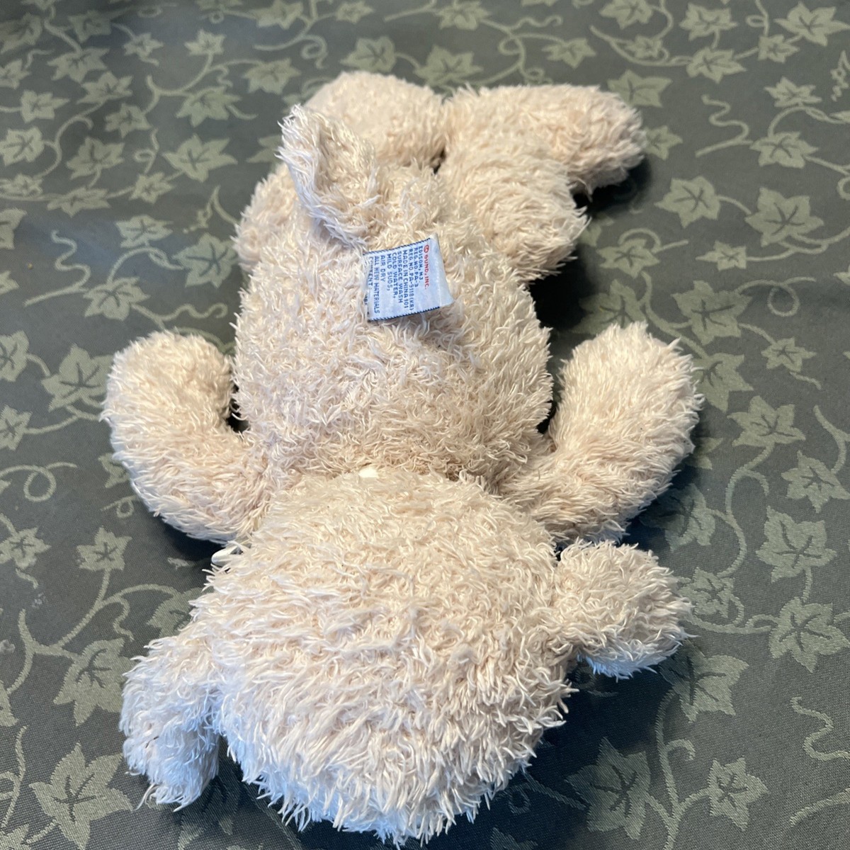 BABY GUND FLUFFLES THE CREAM LAMB FLOPPY LOVEY PLUSH ANIMAL