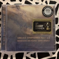 NEW Sibelius Symphonies Nos 1  4 by Minnesota Orchestra / Osmo Vanska CD/SACD 