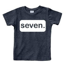 7th Birthday Shirt boy 7 Year Old Seven Tshirt Boys Seventh Birthday boy Shir...