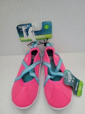 Speedo Girl's Mary Jane Pink Taffy Water Shoes Size Small 5-6 NEW