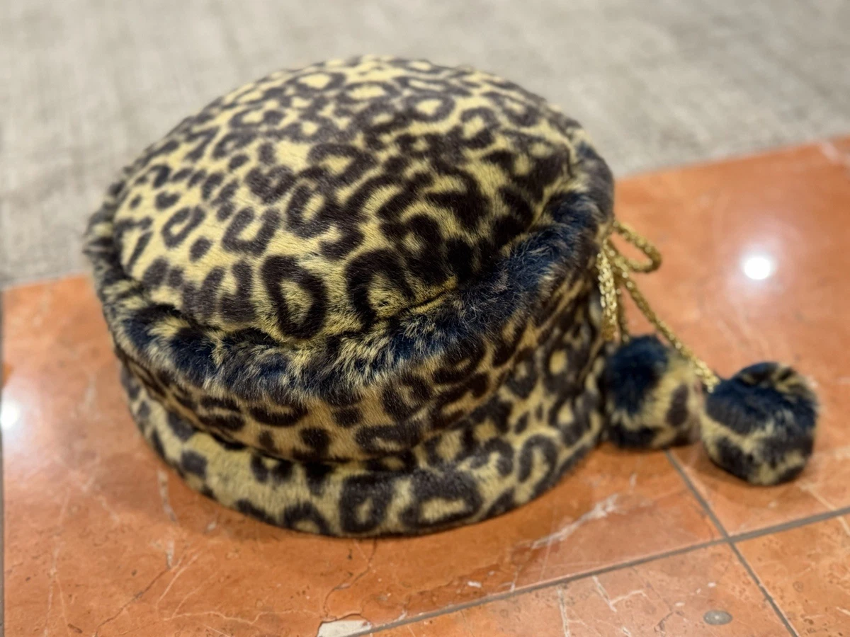Leopard 100% Wool Vintage Hats for Women for sale | eBay