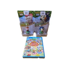 Animal Crossing: Amiibo Festival (Nintendo Wii U ) New Sealed And 2 New Amiibo's